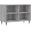 vidaXL Meuble TV sonoma gris 69,5 x 30 x 50 cm bois d'ingénierie