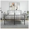 vidaXL Tables de chevet 2 pcs sonoma gris 40x35x69 cm bois ingénierie