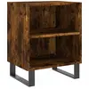 vidaXL Tables de chevet 2 pcs chêne fumé 40x30x50 cm bois d'ingénierie