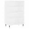 vidaXL Buffet haut blanc 57x35x90 cm bois d'ingénierie