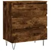 vidaXL Buffet Chêne fumé 60x35x70 cm Bois d'ingénierie