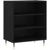 vidaXL Buffet noir 57x35x70 cm bois d’ingénierie