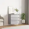 vidaXL Buffet Sonoma gris 60x35x70 cm Bois d'ingénierie