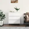 vidaXL Buffet Blanc 60x35x70 cm Bois d'ingénierie