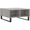 vidaXL Table basse sonoma gris 60x60x30 cm bois d'ingénierie