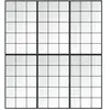 vidaXL Miroirs muraux 6 pcs noir 100x60 cm métal