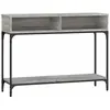 vidaXL Table console sonoma gris 100x30,5x75 cm bois d'ingénierie