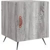 vidaXL Tables de chevet 2 pcs sonoma gris 40x40x50cm bois d'ingénierie