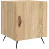 vidaXL Tables de chevet 2 pcs chêne sonoma 40x40x50 cm bois ingénierie