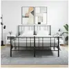 vidaXL Tables de chevet 2 pcs blanc 40x35x47,5 cm bois d’ingénierie