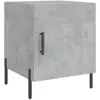 vidaXL Tables de chevet 2 pcs gris béton 40x40x50 cm bois d’ingénierie