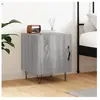 vidaXL Table de chevet sonoma gris 40x40x50 cm bois d'ingénierie
