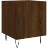 vidaXL Table de chevet chêne marron 40x40x50 cm bois d’ingénierie