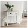 vidaXL Table console BODO marron 90x34,5x73 cm bois de pin massif