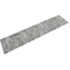 vidaXL Tapis de cuisine lavable impression béton 60x300 cm velours
