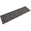 vidaXL Tapis de cuisine lavable impression de pattes 45x150 cm velours