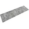vidaXL Tapis de cuisine lavable impression béton 45x150 cm velours