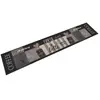 vidaXL Tapis de cuisine lavable impression café noir 60x300 cm velours