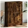 vidaXL Bibliothèque chêne fumé 82,5x30,5x115 cm bois d'ingénierie