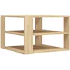 vidaXL Table basse chêne sonoma 59,5x59,5x40 cm bois d'ingénierie