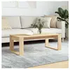 vidaXL Table basse chêne sonoma 102x50x35 cm bois d'ingénierie
