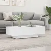 vidaXL Table basse blanc 100x49,5x31 cm bois d'ingénierie 833889