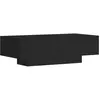 vidaXL Table basse noir 100x49,5x31 cm bois d'ingénierie