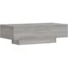 vidaXL Table basse sonoma gris 100x49,5x31 cm bois d'ingénierie