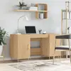 vidaXL Bureau chêne sonoma 140x50x75 cm bois d'ingénierie