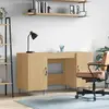 vidaXL Bureau chêne sonoma 140x50x75 cm bois d'ingénierie