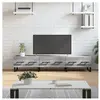 vidaXL Meuble TV sonoma gris 150x36x30 cm bois d'ingénierie