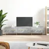 vidaXL Vidaxl Meuble Tv Gris Béton 150x36x30 Cm Bois D'ingénierie