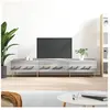 vidaXL Meuble TV sonoma gris 150x36x30 cm bois d'ingénierie