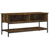 vidaXL Meuble TV chêne fumé 100x35x45 cm bois d'ingénierie