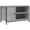 vidaXL Meuble TV Sonoma gris 80x40x50 cm Bois d'ingénierie