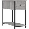vidaXL Tables de chevet 2 pcs sonoma gris 30x60x60cm bois d'ingénierie