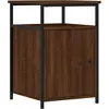 vidaXL Tables de chevet 2pcs Chêne marron 40x42x60cm Bois d'ingénierie