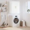 vidaXL Armoire murale blanc 69,5x34x90 cm