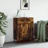 vidaXL Buffet chêne fumé 69,5x34x90 cm bois d'ingénierie