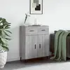 vidaXL Buffet sonoma gris 69,5x34x90 cm bois d'ingénierie