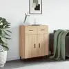 vidaXL Buffet chêne sonoma 69,5x34x90 cm bois d'ingénierie