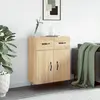 vidaXL Buffet chêne sonoma 69,5x34x90 cm bois d'ingénierie