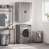 vidaXL Armoire murale sonoma gris 69,5x34x90 cm
