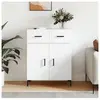 vidaXL Buffet blanc 69,5x34x90 cm bois d'ingénierie