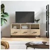vidaXL Meuble TV chêne sonoma 102x36x50 cm bois d'ingénierie