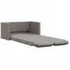 vidaXL Canapé-lit 2 en 1 taupe 112x174x55 cm tissu