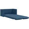 vidaXL Canapé-lit 2 en 1 bleu 112x174x55 cm tissu