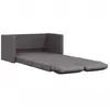 vidaXL Canapé-lit 2 en 1 gris 112x174x55 cm similicuir