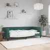 vidaXL Vidaxl Lit De Repos Vert Foncé 90x200 Cm Velours