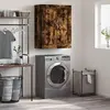 vidaXL Armoire murale chêne fumé 69,5x34x90 cm bois d'ingénierie